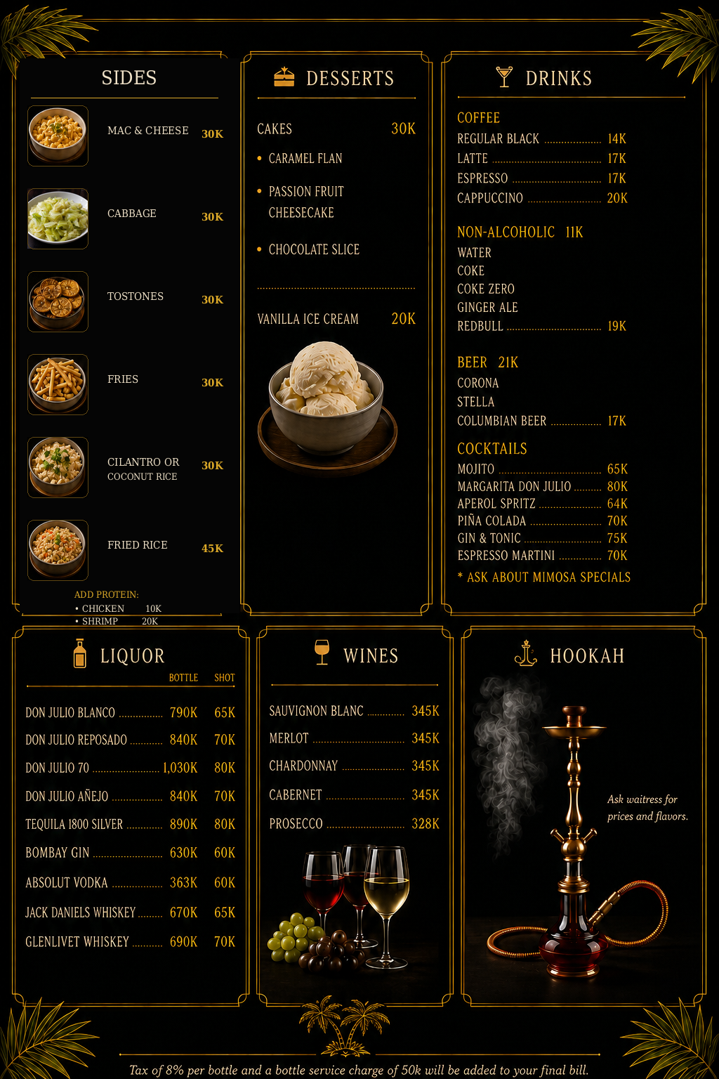 G SPOT English menu page 2